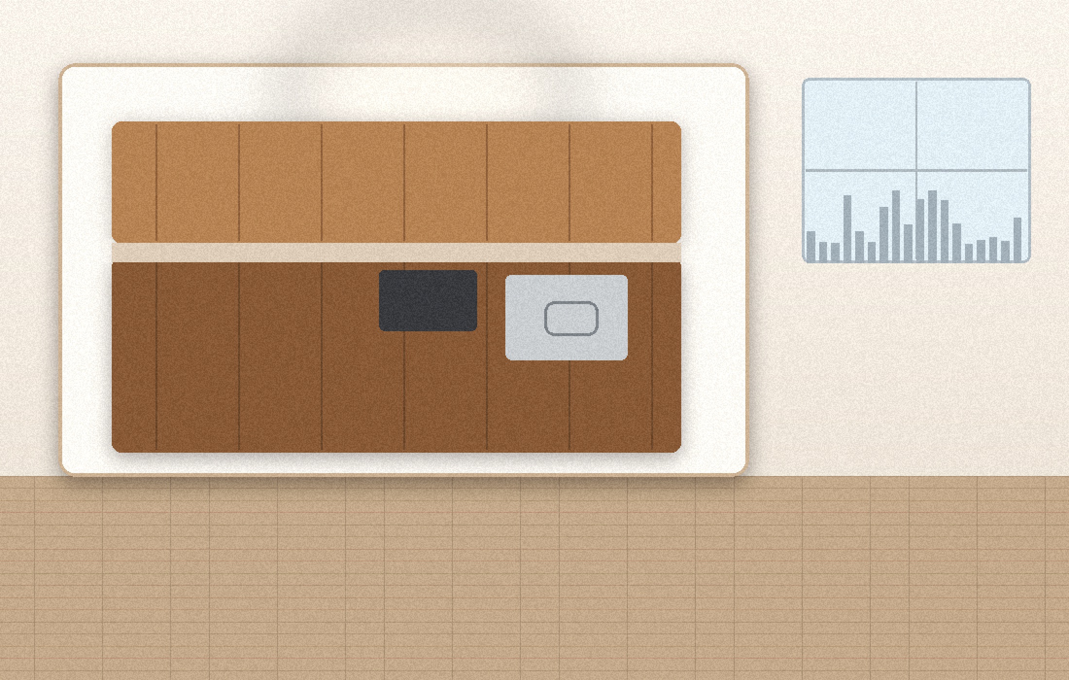 廚房櫃體訂製示意圖